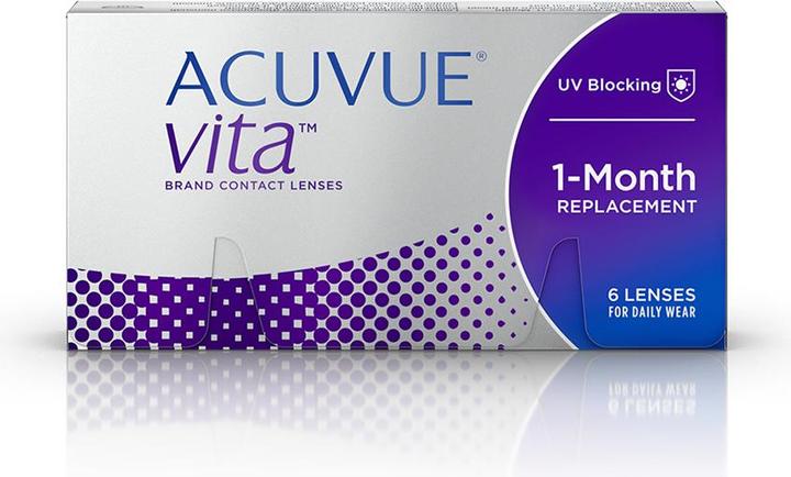 Actual product image Acuvue Vita 6 (-1, Monthly lens, 6 Piece, Spherical)