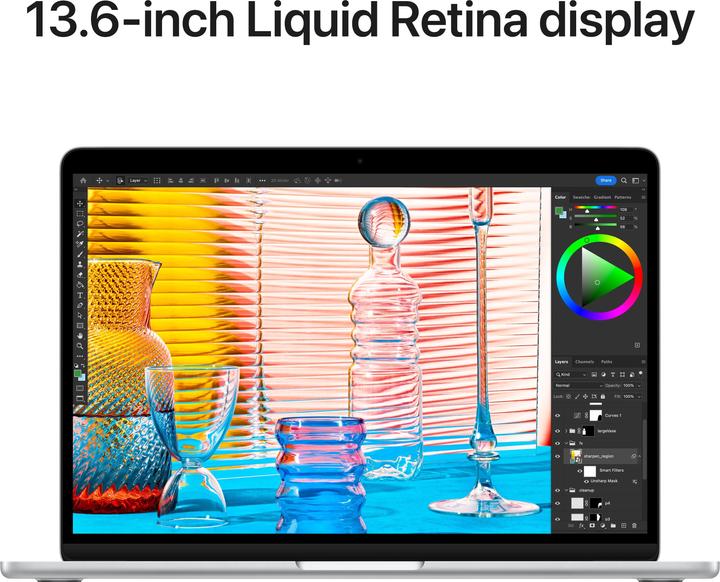 Actual product image Apple MacBook Air – 2022 (13.60", M2, 8 GB, 256 GB, DE)