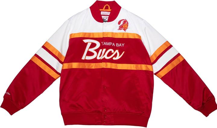 Mitchell & Ness Heavyweight Satin Jacke - SCRIPT Tampa Bay Buccaneers - XL (XL)