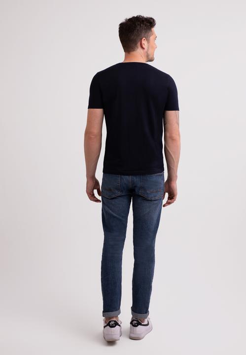 Actual product image Cash-Mere Kaschmir T-Shirt mit V-Ausschnitt (S)