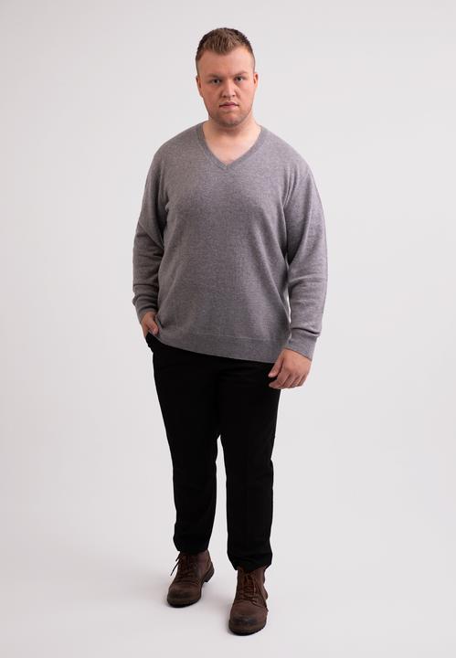 Actual product image Cash-Mere Kaschmir V-Ausschnitt Pullover (4XL)