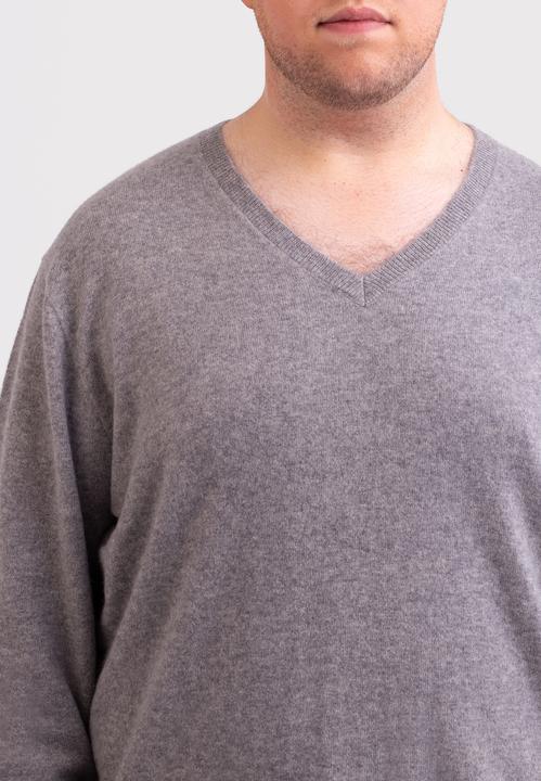 Actual product image Cash-Mere Kaschmir V-Ausschnitt Pullover (4XL)