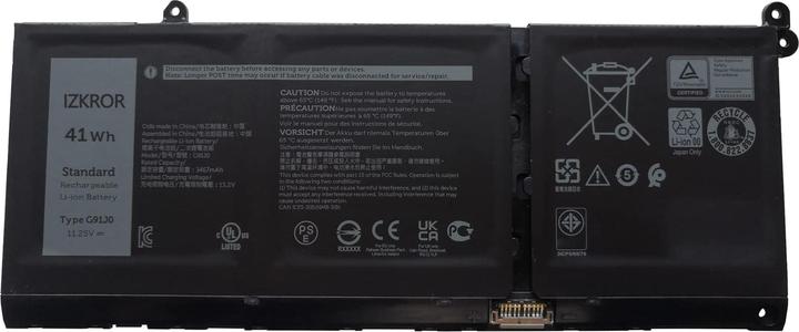 Immagine prodotto Dell Batteria PRI,41WHR,3C,LITH,SMP (3 Celle, 3.60 mAh)