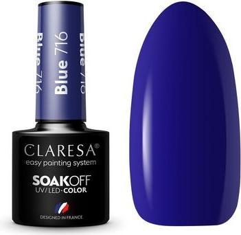 Image du produit Claresa Gel Soak Off Uv/Ledue English 716 5G (Bleu UV, Vernis semi-permanent)