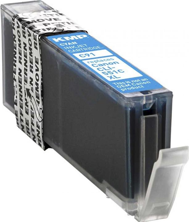 Produktbild KMP C91 Tintenpatrone komp. mit Canon CLI-551 C XL (C)