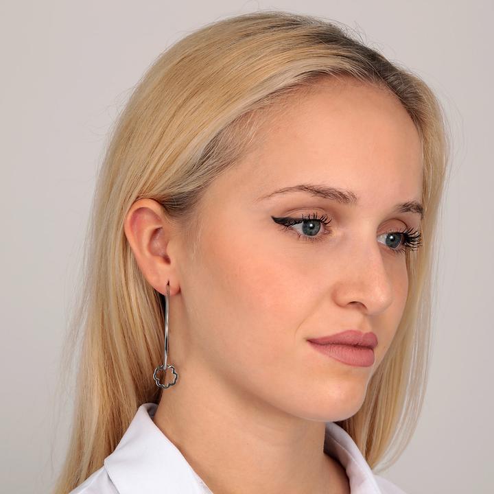 Image du produit La Petite Story Boucle D'Oreille Simple En Acier C Hoop+Le (Acier inoxydable)
