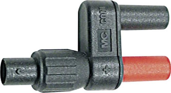 Stäubli XF-BB/4 Adaptateur de mesure BNC femelle - femelle 4 mm sans contact Noir (Ligne de mesure)