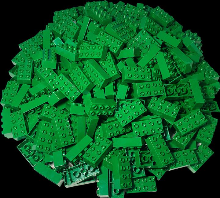 LEGO Duplo 2x4 Steine Grün - 40 Stück - Grundbausteine Green 3011 NEU (3011)