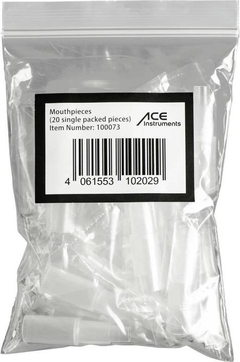 Ace Mundstücke für Alkoholtester INNOMARK delta Mundstücke Durchsichtig