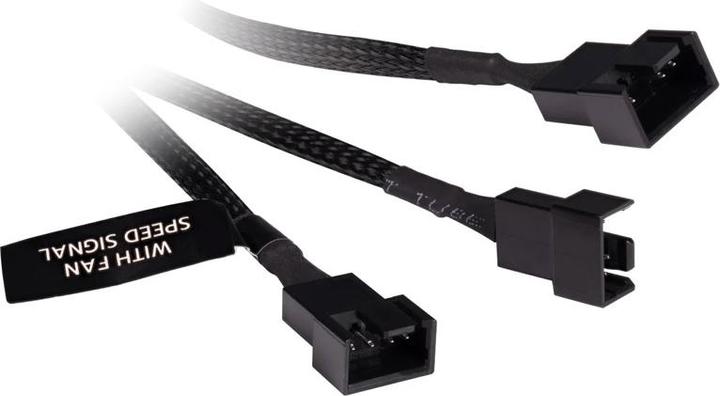 Actual product image Alphacool LK Y-splitter 4-pin to 3x 4-pin PWM 15cm