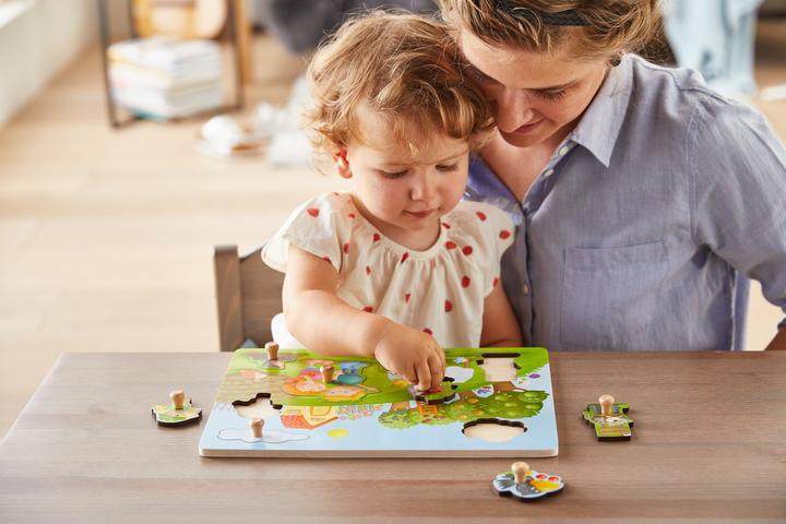 Produktbild Haba Greifpuzzle Obstgarten (8 Teile)