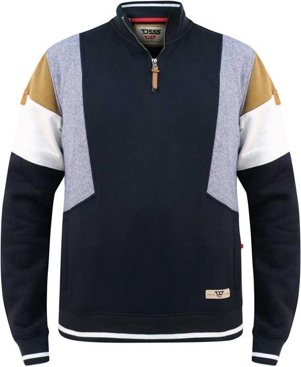 DUKE Kenington D555 Sweatshirt Mit Halbem Reissverschluss