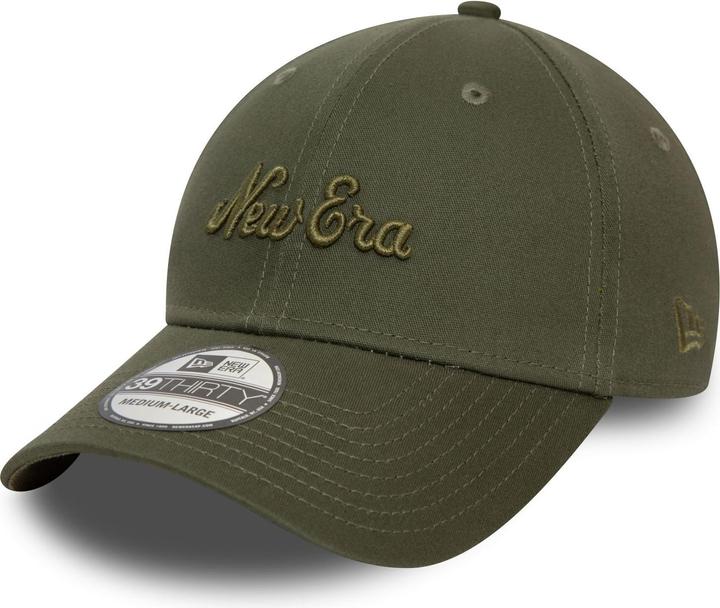 Produktbild New Era 39Thirty Stretch Cap - BRAND SCRIPT oliv - XS/S (XS)