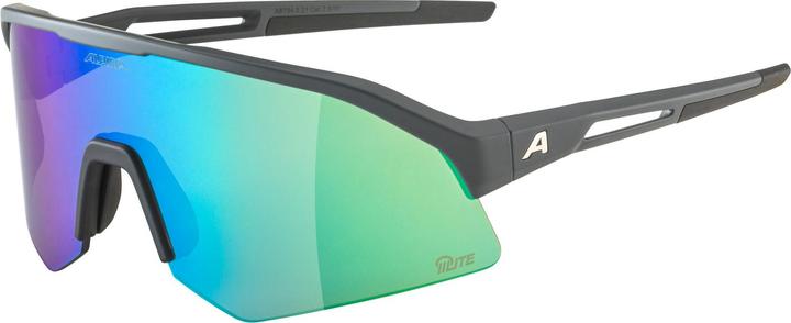 Midnight-grey matt, Mirror Green