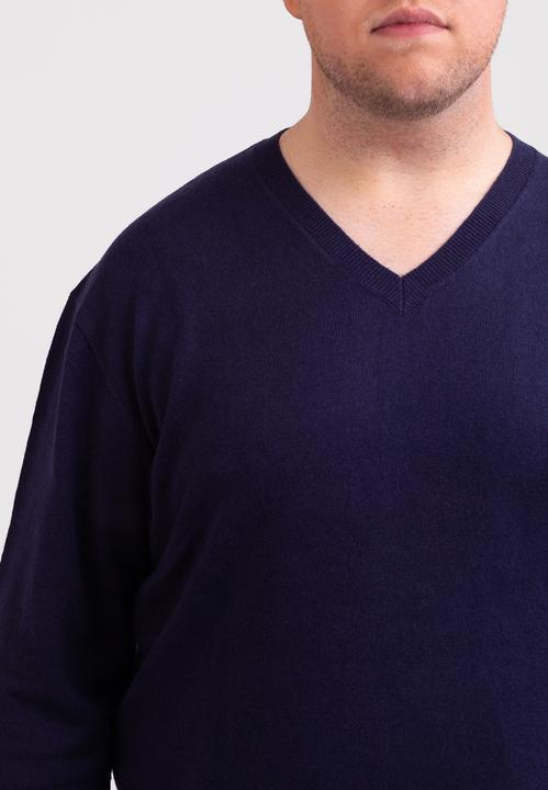 Image du produit Cash-Mere Kaschmir V-Ausschnitt Pullover (4XL)