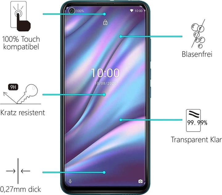 Actual product image Screenguard Wiko View 5 Plus Protective Glass Film Case Friendly Design (1 Piece, Wiko View 5 Plus)