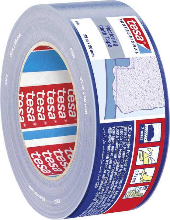 Actual product image tesa Plaster tape UV fabric 4363 (50 mm)