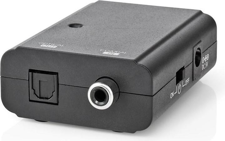 Produktbild Nedis Digital Audio Converter - 1-Weg - Anschlüsse - Eingang: 1x S/PDIF - Anschlüsse - Ausgang: TosL