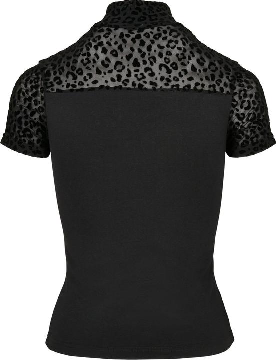 Produktbild Urban Classics Ladies Flock Lace Turtleneck Tee (4XL)