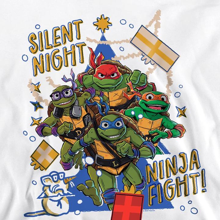 Immagine prodotto Teenage Mutant NT Silent Night Ninja Fight Felpa Natale Adulto Unisex (M)