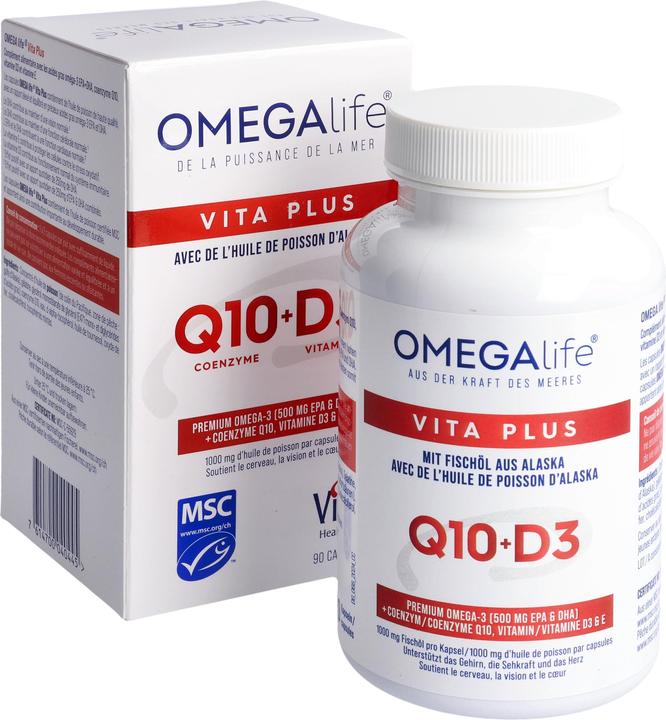 Actual product image Omega-Life OMEGA Life Vita Plus Kaps Ds 90 (90 Piece, Capsules, 202 g)