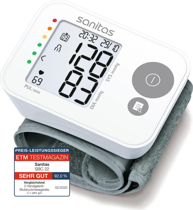 Actual product image Sanitas SBC22 (Blood pressure monitor wrist)