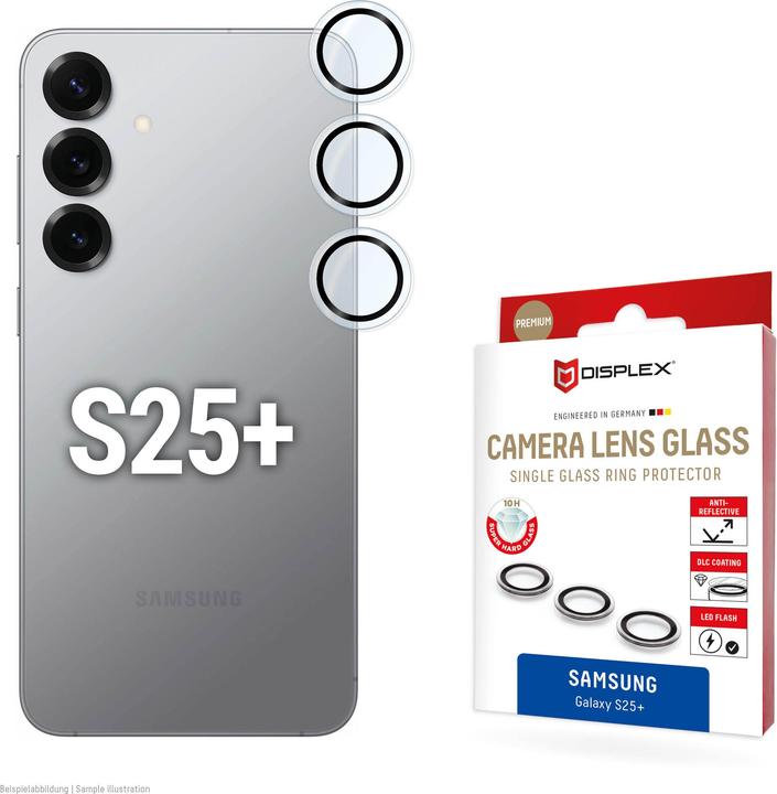 Displex Premium Camera Lens Glass (1 Stück, Samsung Galaxy S25+)
