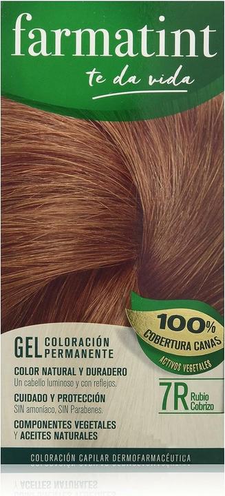 Farmatint 7r Gel 135ml (7r-rubio cobrizo)
