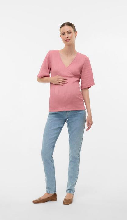 Actual product image Mamalicious Eng anliegend V-Ausschnitt Top Bluse (L)