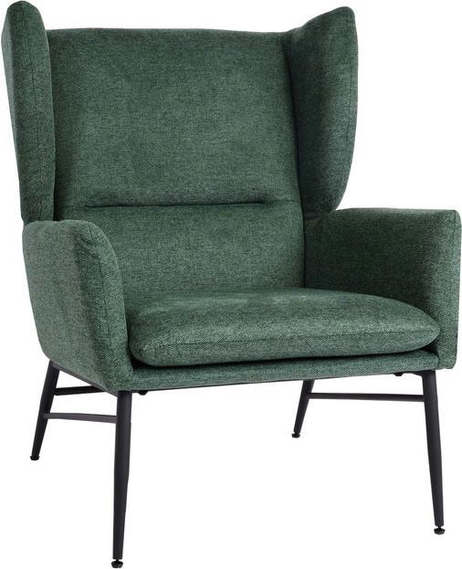 Produktbild Mendler Lounge-Sessel HWC-L62, Stoff/Textil Metall - grün