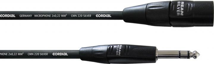 Produktbild Cordial CIM 1.5 MV - Studiokabel SilverLine / Klinke-XLR (1.50 m, XLR, 6.3mm Klinke (Jack))