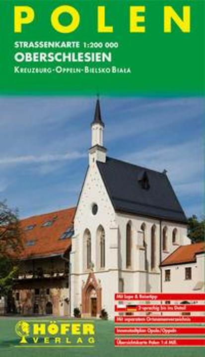 Produktbild Polen PL007. Oberschlesien 1 : 200 000. Strassenkarte