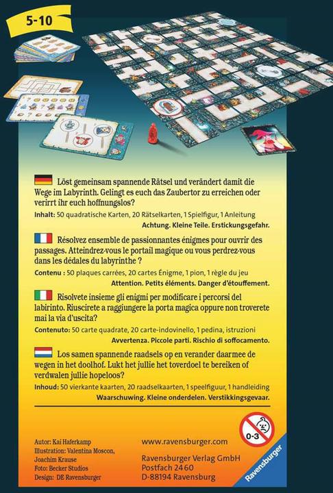 Produktbild Ravensburger Escape the Labyrinth (Deutsch, Französisch, Italienisch)