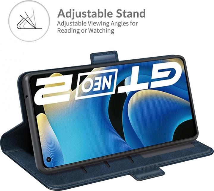 Actual product image Screenguard Realme GT Neo2 CardLounge Leather Case (Realme GT Neo 2)