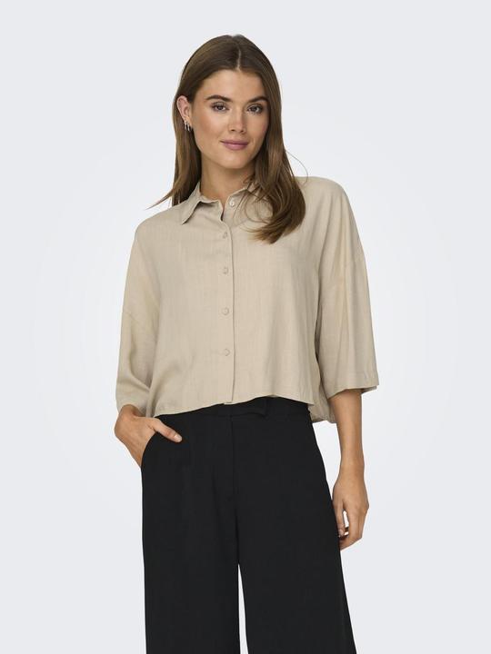 Immagine prodotto Only Vestibilità regolare Collo a camicia Spalla bassa Camicia Camicia Camicia (L)