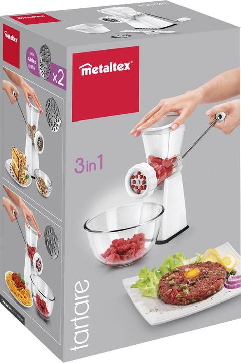 Image du produit Metaltex Hachoir à viande 'Tartare' 3 en 1