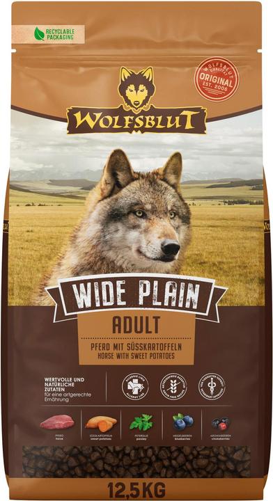 Actual product image Wolfsblut Wide Plain (Adult, 1 pcs., 12500 g)