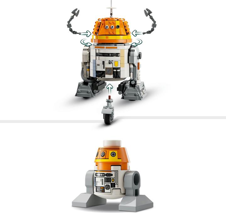 Actual product image LEGO Astromech droid Chopper (C1-10P) (75416, LEGO Star Wars)
