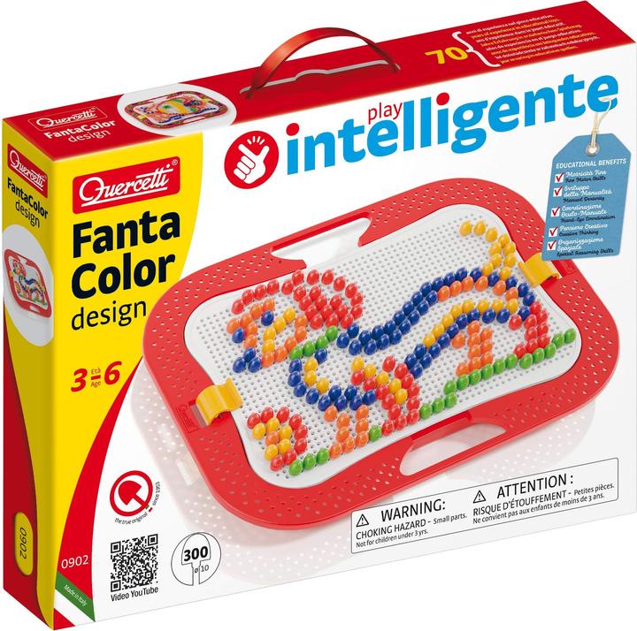 Produktbild Quercetti Mosaik-Steckspiel FantaColor Design (300 Teile)