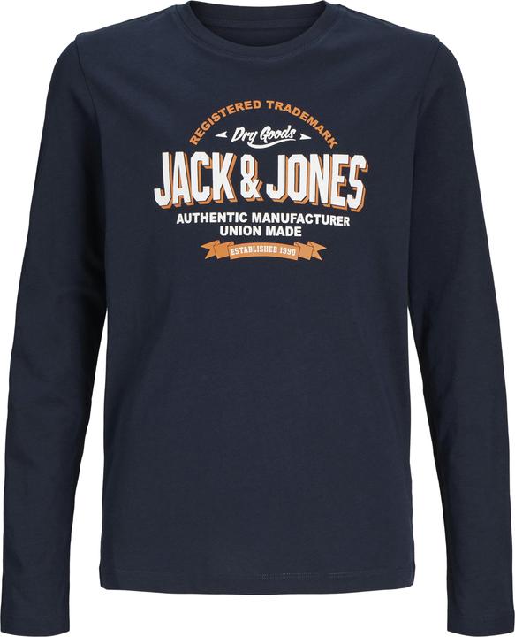 Jack & Jones Jjelogo Tee Ls O-Neck 2 Col Noos Jnr (128)