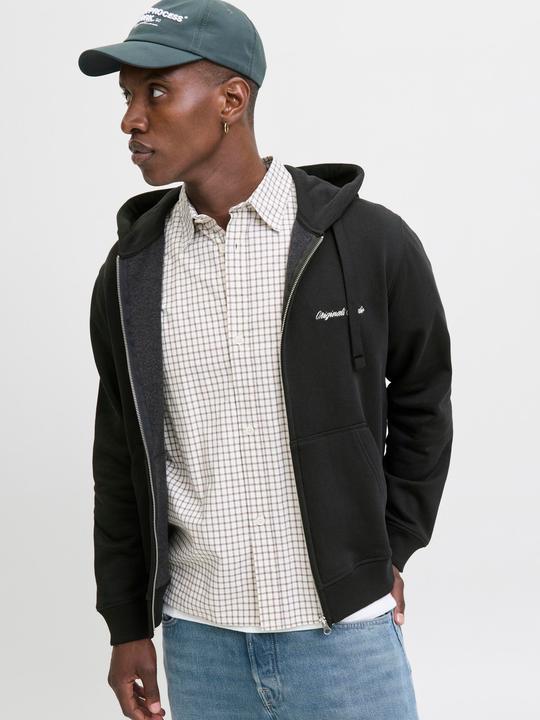 Actual product image Jack & Jones Jornorrebro Emb Sweat Zip Hood Noos (XS)