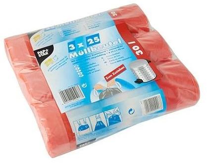 Papstar Waste bags 30 l, 75 pieces (75 x, 30 l)