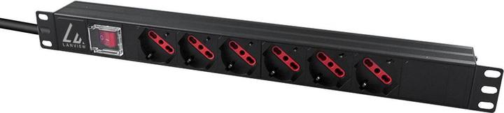 Immagine prodotto Lanview 1U 19 pollici 6 porte Tipo F/J
