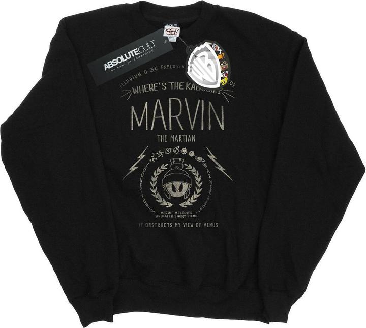Looney Tunes Marvin The Martian Where's The Kaboom Sweatshirt (XL)