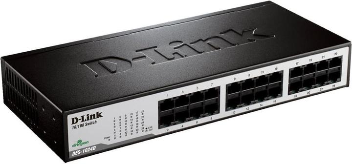 Produktbild D-Link Netzwerk Switch RJ45 DES-1024D 24 Port 100 MBit/s (DES-1024D) (24 Ports)