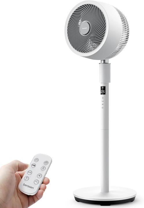 Image du produit Berssen Standventilator mit 3D-Oszillation & Fernbedienung (25 dB)