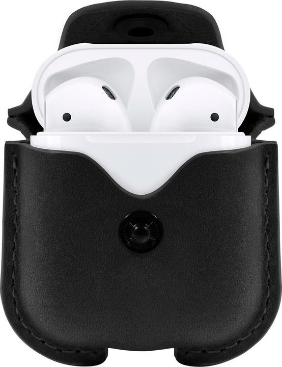 Actual product image TwelveSouth AirSnap Leather Case for AirPods Black (Headphone bag)