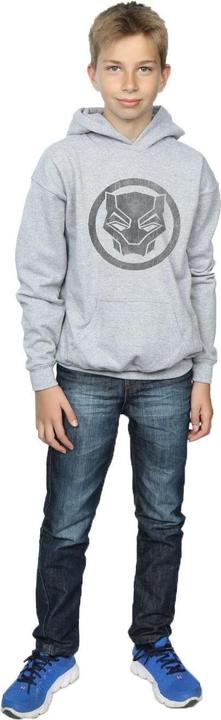 Produktbild Black Panther Distressed Icon Kapuzenpullover Jungen (140, 146)