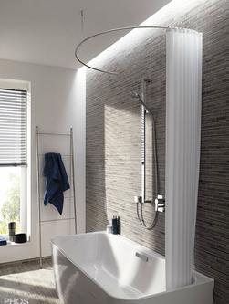 Image du produit Phos DR700HD Barre de rideau de douche demi-cercle