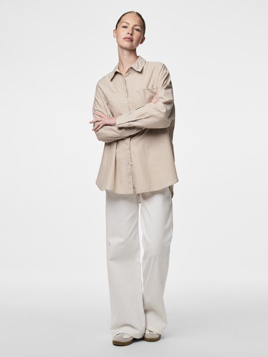 Actual product image Pieces Pcmelia Ls Loose Shirt Wvn Noos Bc (XXL)